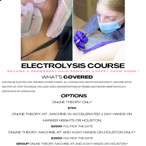 Electrolysis Training Course