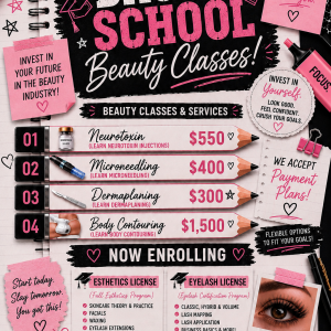 Back to School ESTHETICS, LASH, & MORE 2026